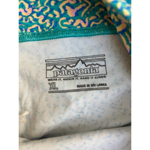 Patagonia Women's Subtidal Blue Sea Texture Maipo 8" Hiking Shorts Size XL - Picture 5 of 7